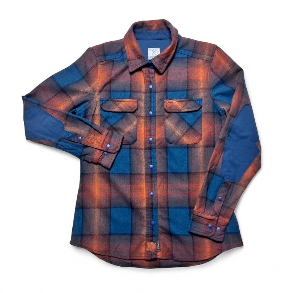 Kitsbow Pendleton Sewn in USA Wool Plaid Button Shirt Western Small